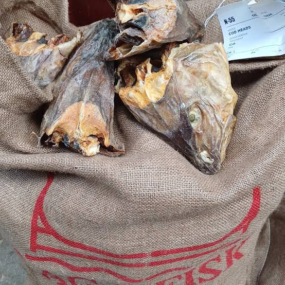 10 heads of stock Fish 1.3kg
