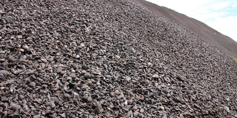 1 tonnes of palm kernel shell